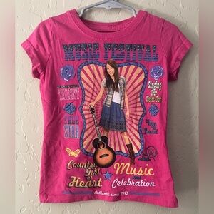 DISNEY Hannah Montana Music Festival Graphic Tee (2010)- Size 4/5 (XS)